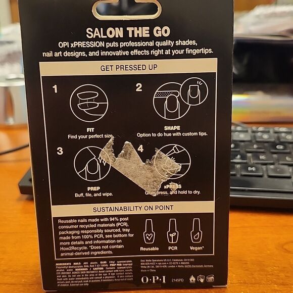 OPI XPRESS/ON Glue Nails Set - New - Picture 3 of 3